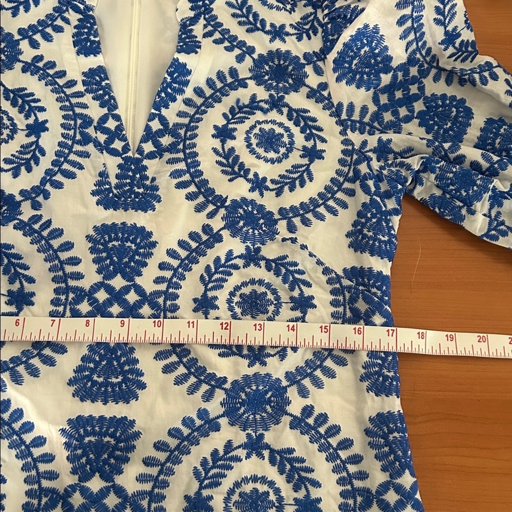 NWOT Jessica Howard Floral Blue and White Dress - Picture 14 of 16